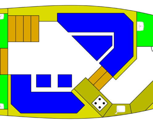 Hausboot Holland Danny Grundriss