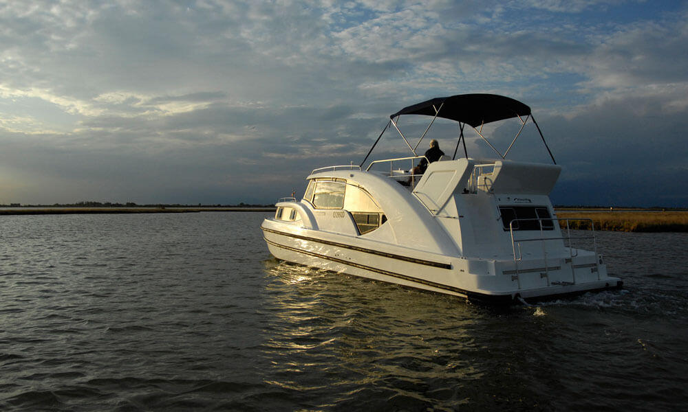 Italien Hausboot Lagune Venedig Lagune Grado Marano