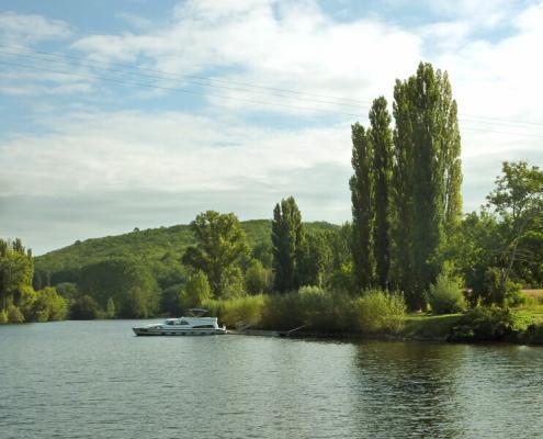 Hausboot am Lot