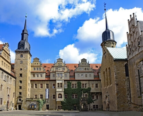 Schloss Merseburg Hausbootrevier Saale