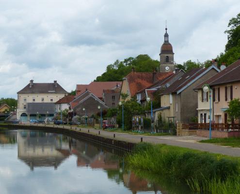 Hausbooturlaub Burgund, Port sur Saône