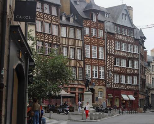 Fachwerkhäuser in Rennes