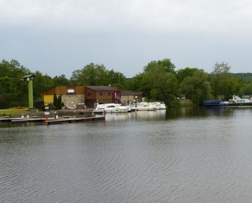 Hausbooturlaub Saône Abfahrtshafen Scey-sur-Saone