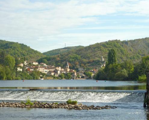 Schleuse vor Laroque des Arcs