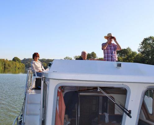 Hausboot mieten an der Mayenne in Frankreich