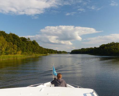 mit dem Hausboot auf dem Mössensee Hausboot Deutschland