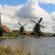 Mühlen im Museumsdorf Zaanse Schans Holland